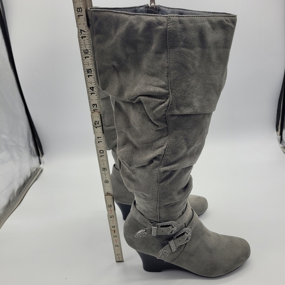 So Authentic American Heritage Women’s 7 M Boots LIMOUSINE Grey - Picture 11 of 15